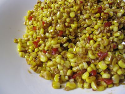 Stir-Fried Corn And Peppers