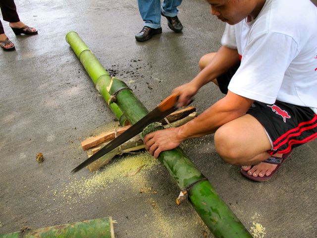 Market Manila Adobo Rice Cooked in Bamboo a la Marketman